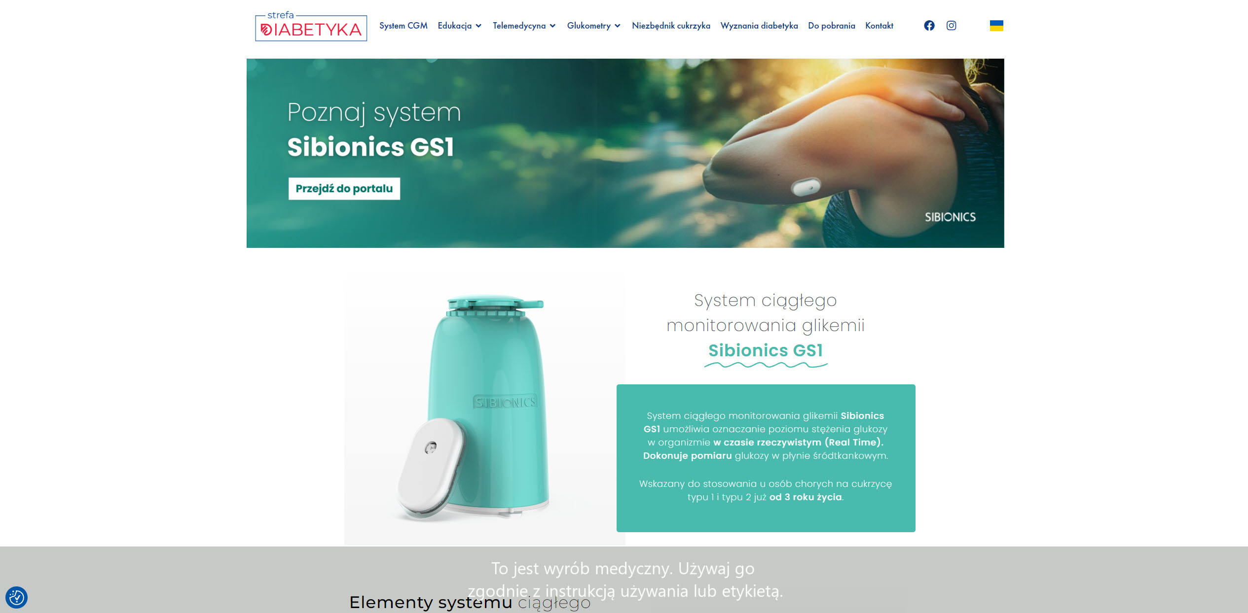 SIBIONICS GS1 - rewolucja w monitorowaniu poziomu cukru bez nakłuć