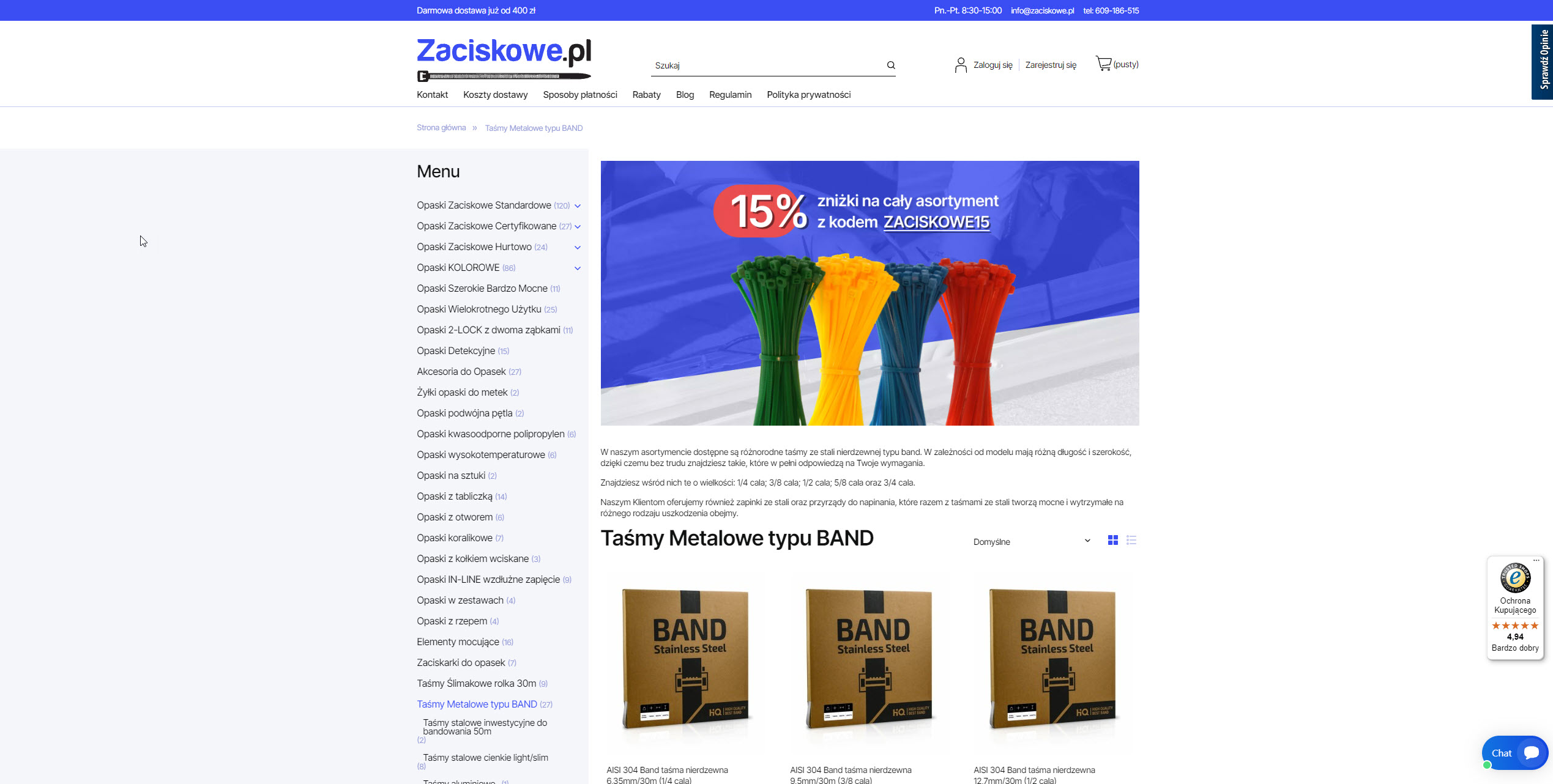 Taśmy stalowe w przemyśle - zastosowania w produkcji, logistyce i budownictwie