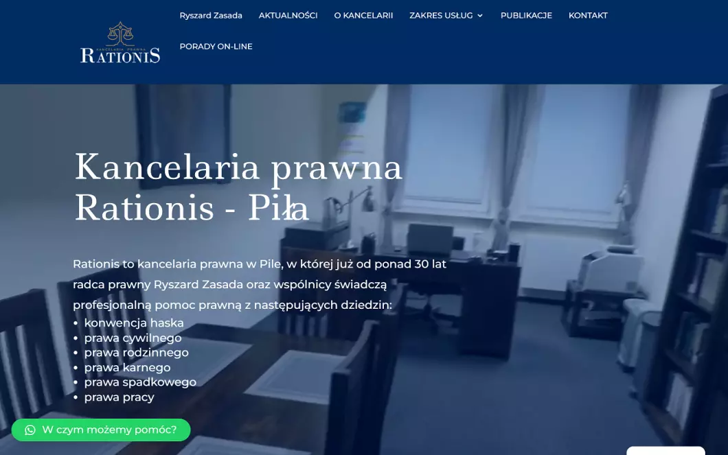 Zrzut ekranu strony
